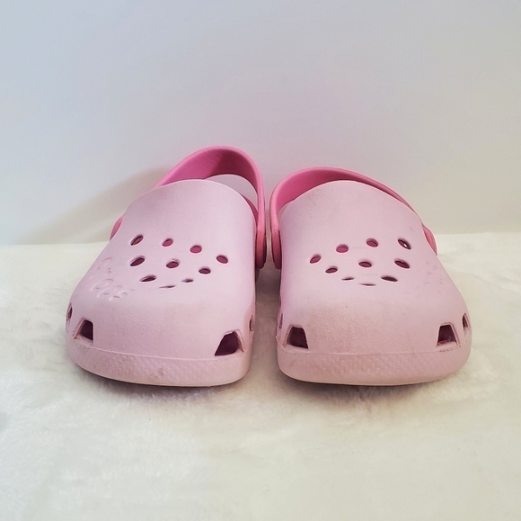 CROCS 2 Toned Pink Baya Classic Clog Child Size 12 - Picture 5 of 13